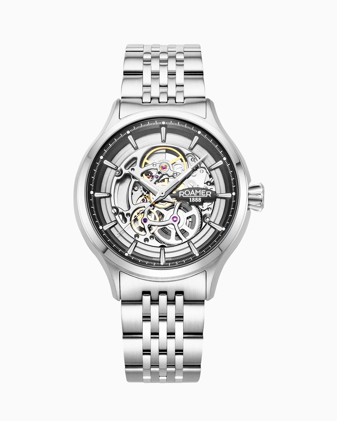 Competence Skeleton IV 43 mm Automatic Three-Hand Bracelet Sapphire glass Stainless Steel swiss watch