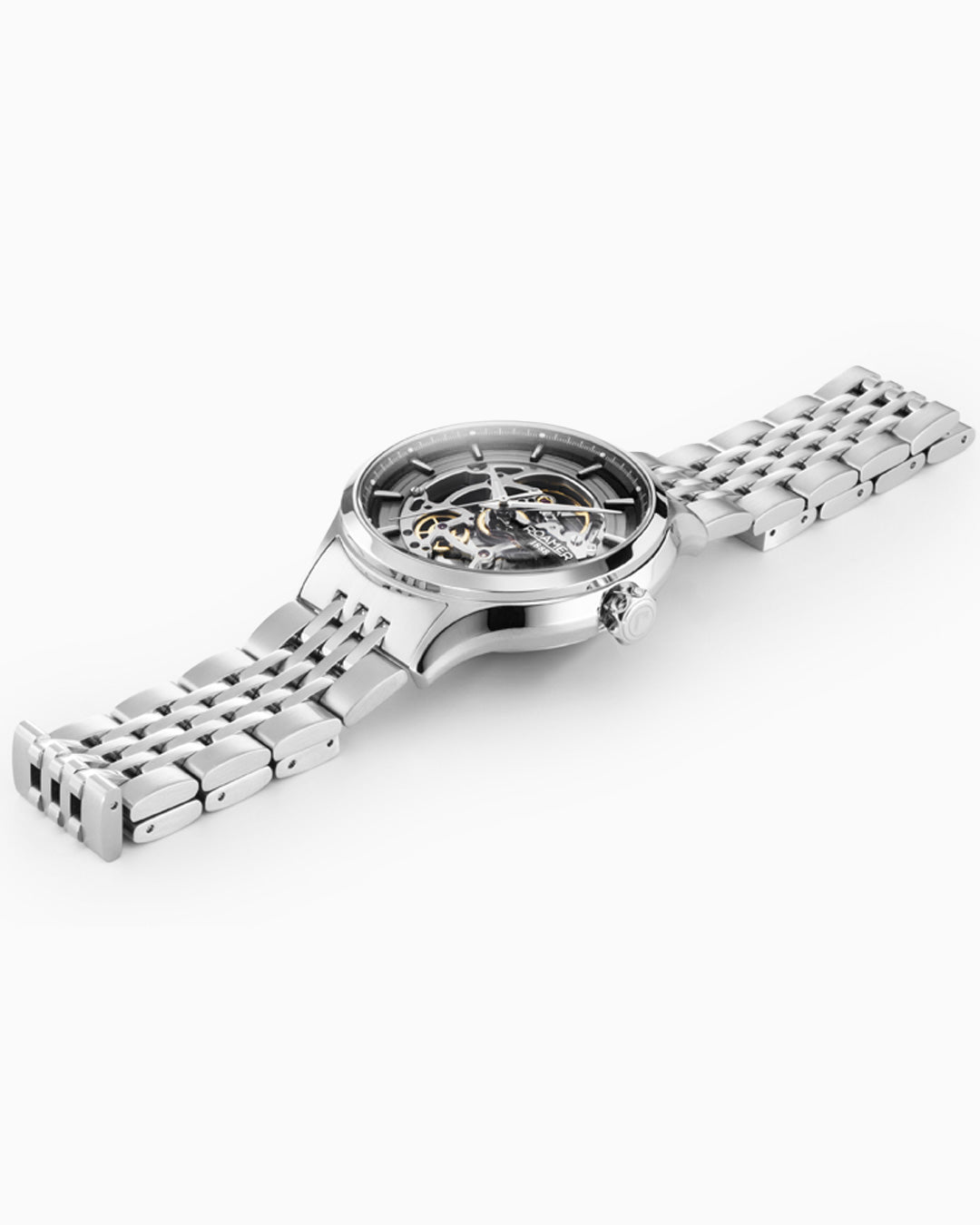 Competence Skeleton IV 43 mm Automatic Three-Hand Bracelet Sapphire glass Stainless Steel swiss watch