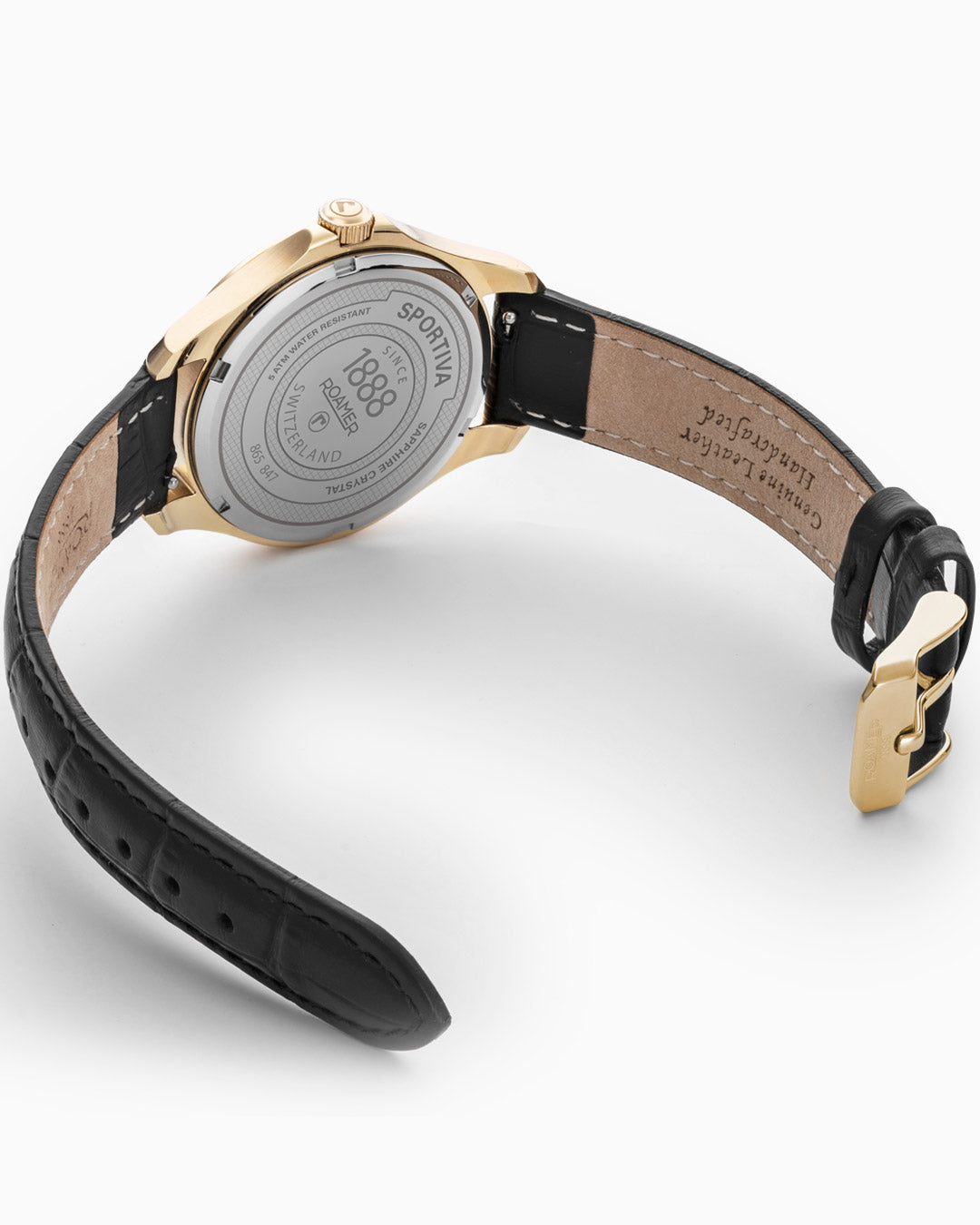 Sportiva 36mm Quartz Three-Hand Gold Bracelet Sapphire glass Stainless Steel swiss watch