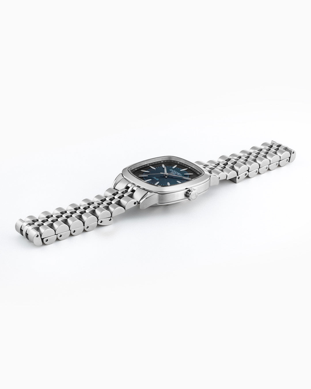 Stella 32.5mm Quartz Three-Hand Black MOP Silver Bracelet Sapphire antireflection glass Stainless Steel swiss watch