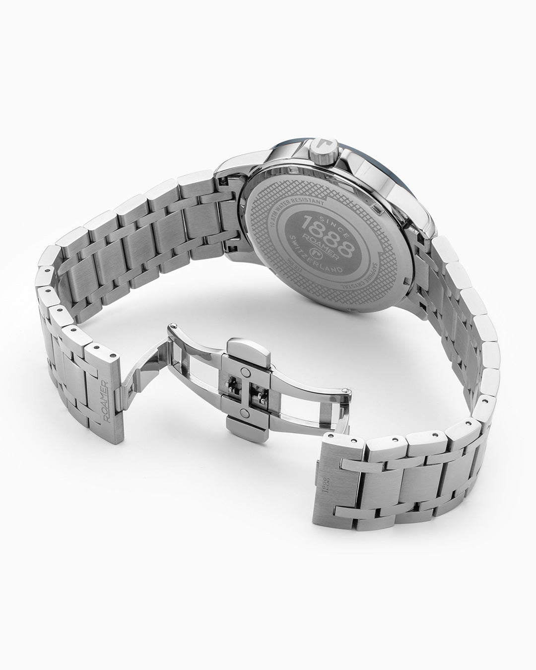 Mercury Classic 42 mm Quartz Three-Hand Date Blue Dial Silver Bracelet Sapphire glass Stainless Steel swiss watch