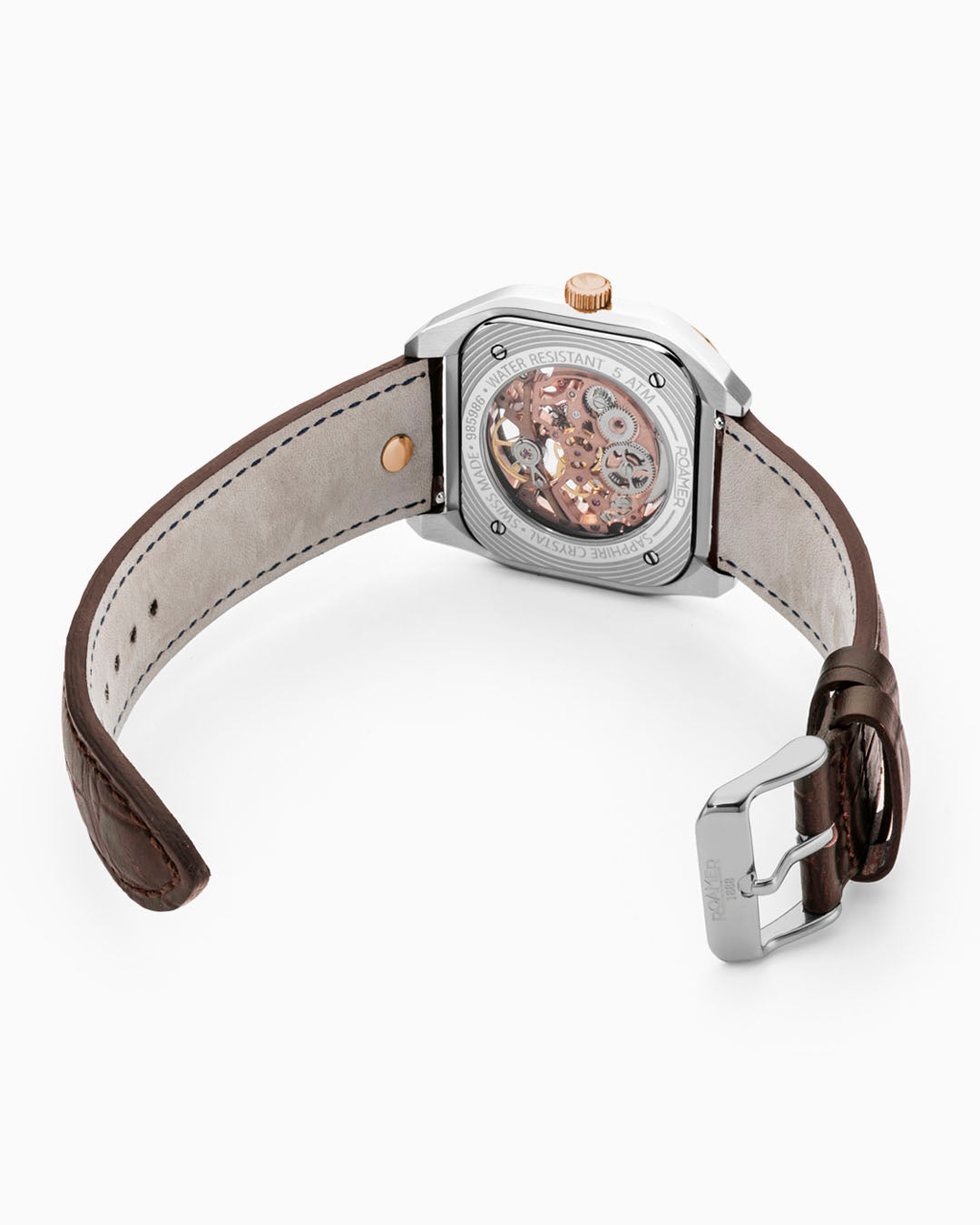 Mechano 42 mm Automatic Three-Hand Two-Tone Bracelet Sapphire antireflection glass Stainless Steel swiss watch
