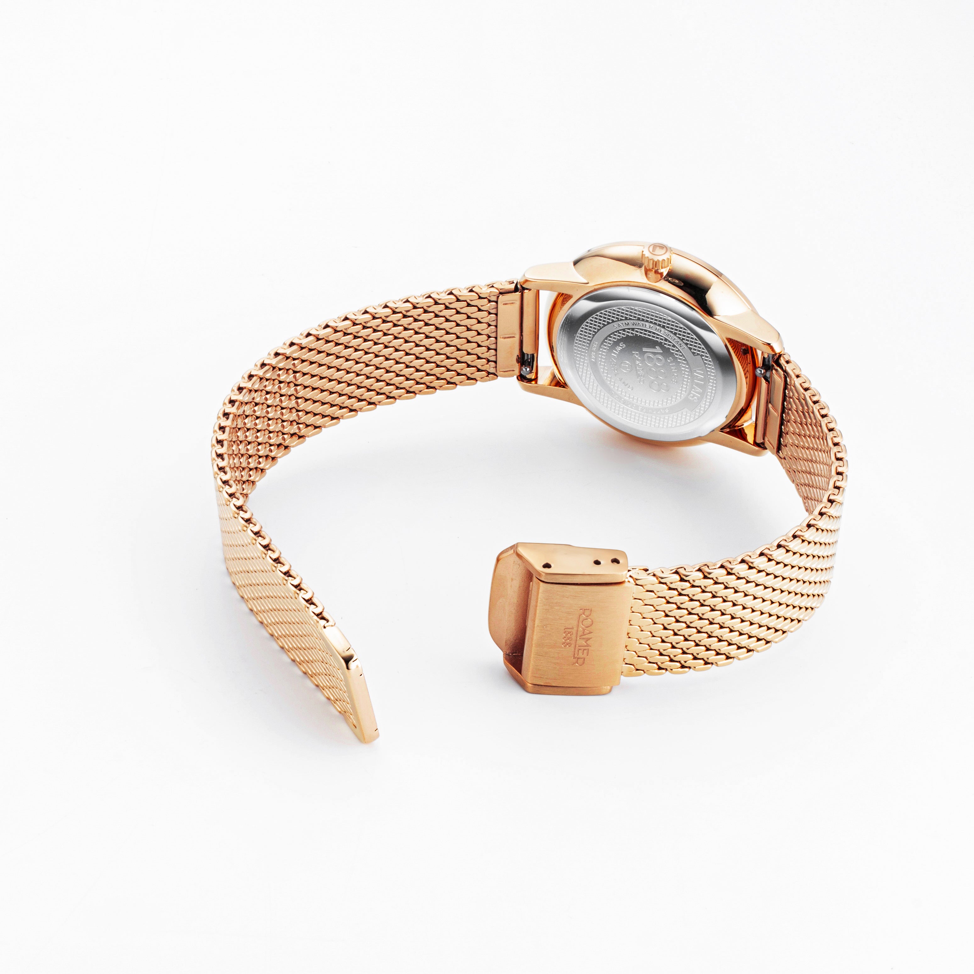 Valais Ladies Interchangeable Box Set 32mm Quartz Three-Hand Date Brown Leather Strap Sapphire glass Stainless Steel swiss watch