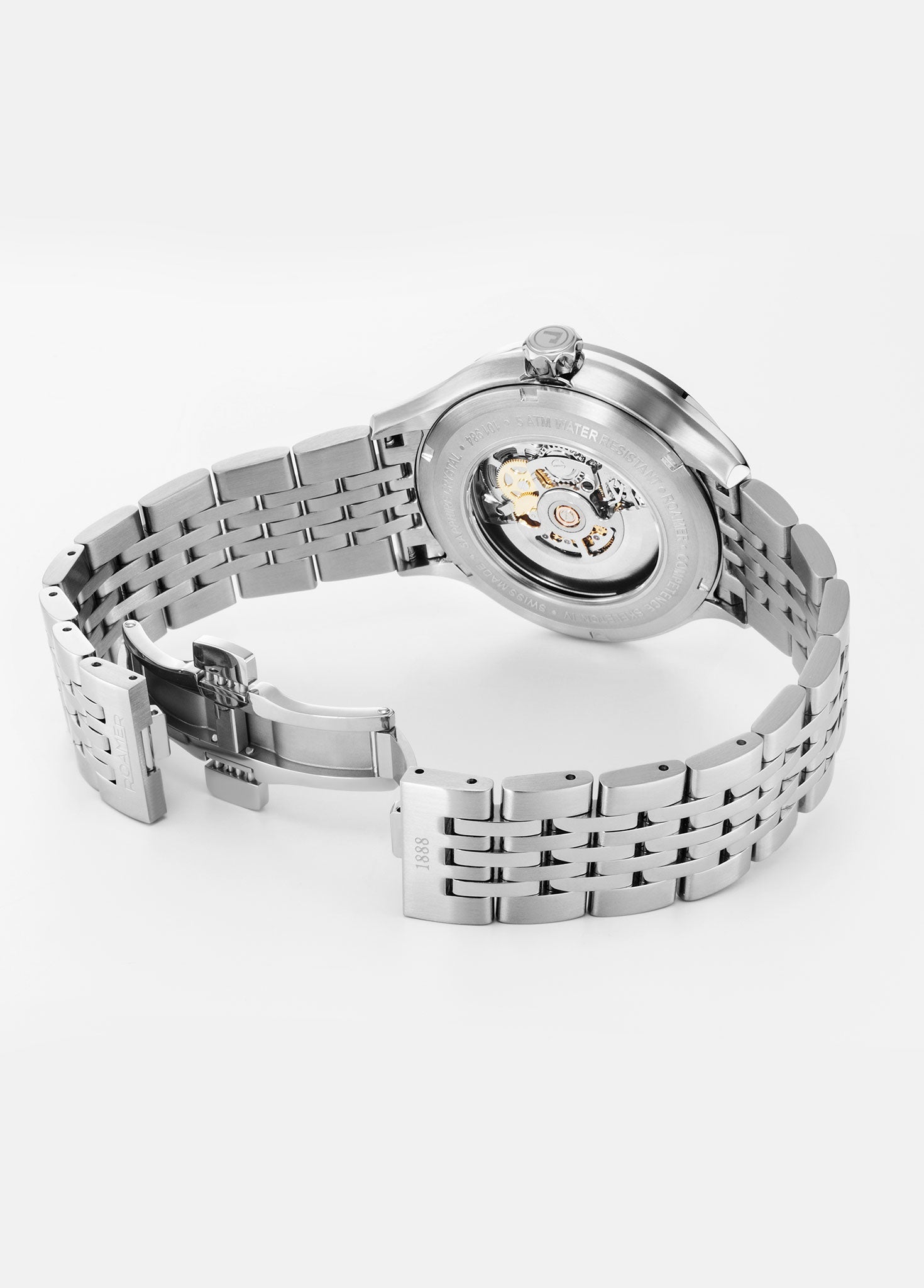 Competence Skeleton IV 43 mm Automatic Three-Hand Blue Dial Silver Bracelet Sapphire glass Stainless Steel swiss watch