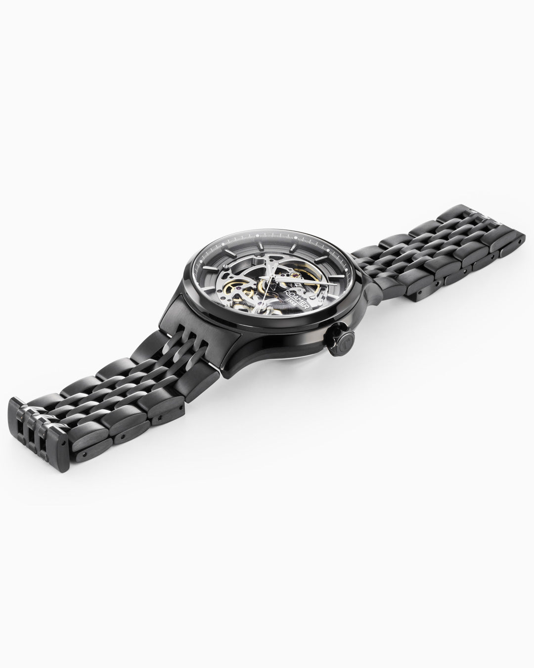 Competence Skeleton IV 43 mm Automatic Three-Hand Black Bracelet Sapphire glass Stainless Steel swiss watch