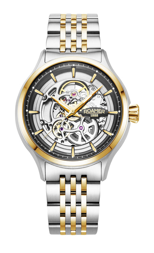 Competence Skeleton IV 43 mm Automatic Three-Hand Two-Tone Bracelet Sapphire glass Stainless Steel swiss watch
