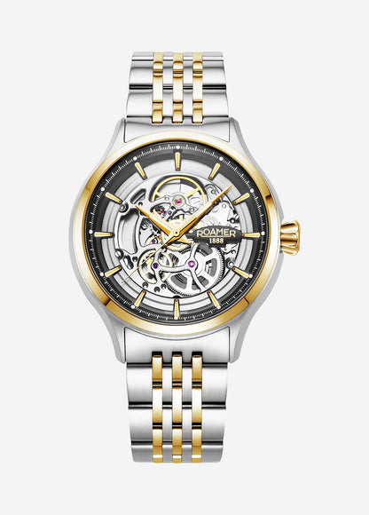 Competence Skeleton IV 43 mm Automatic Three-Hand Two-Tone Bracelet Sapphire glass Stainless Steel swiss watch