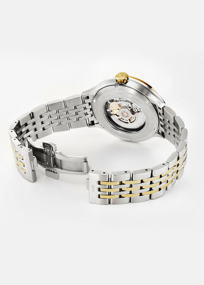 Competence Skeleton IV 43 mm Automatic Three-Hand Two-Tone Bracelet Sapphire glass Stainless Steel swiss watch