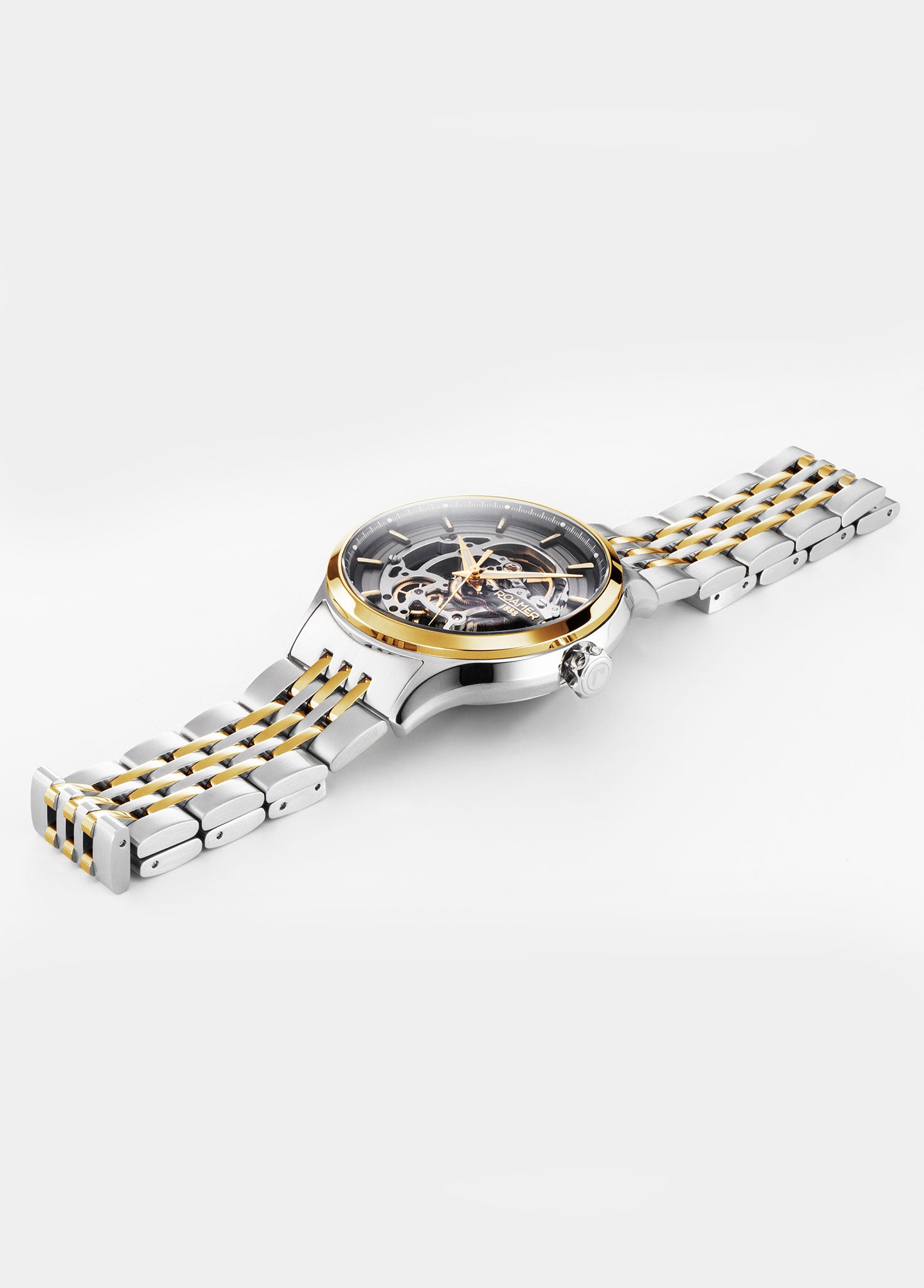 Competence Skeleton IV 43 mm Automatic Three-Hand Two-Tone Bracelet Sapphire glass Stainless Steel swiss watch