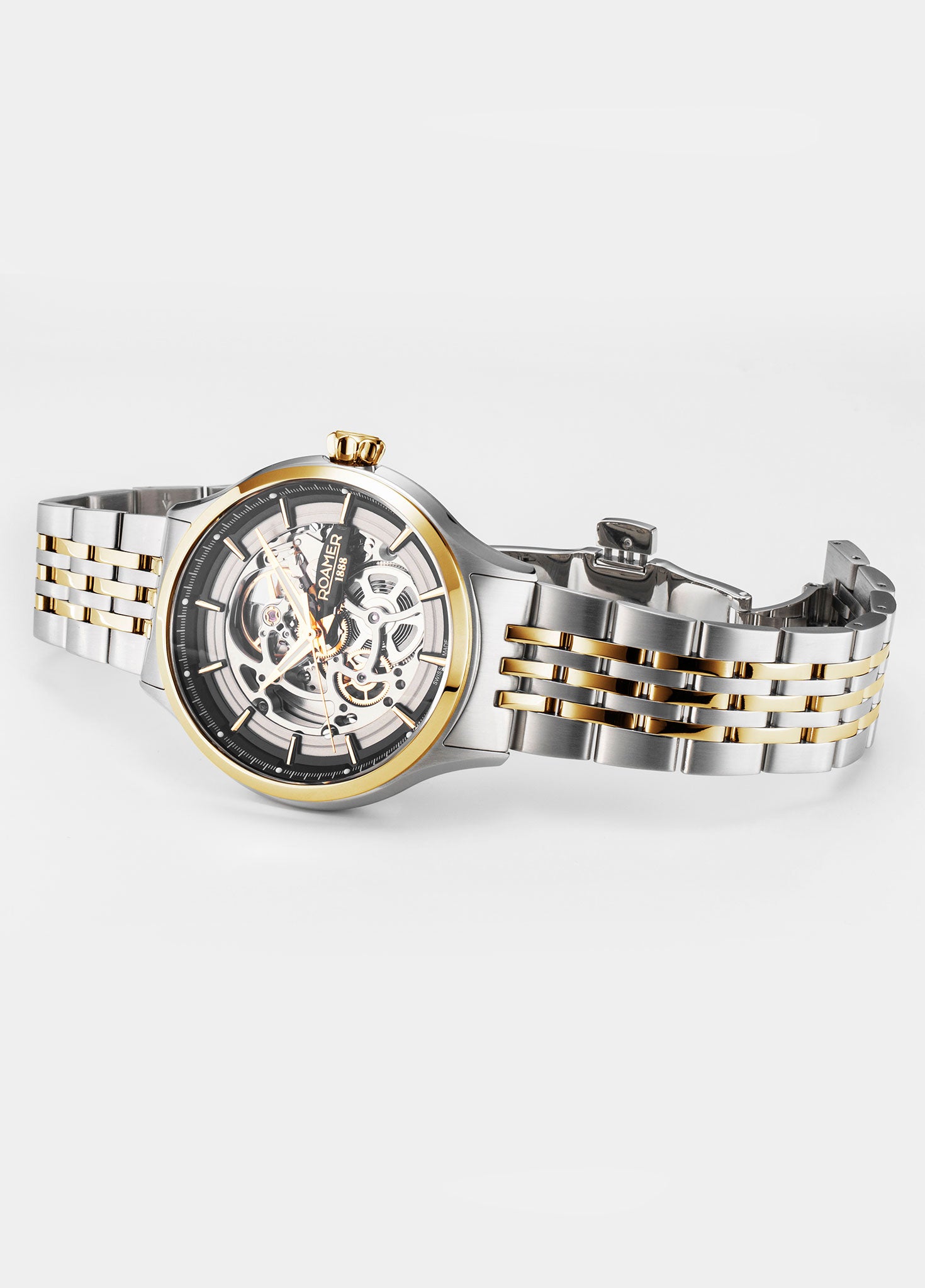 Competence Skeleton IV 43 mm Automatic Three-Hand Two-Tone Bracelet Sapphire glass Stainless Steel swiss watch