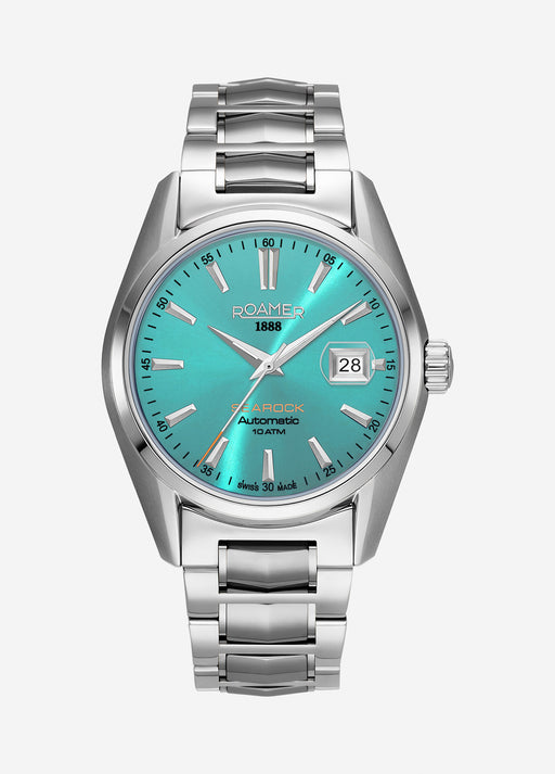 AUTHENTIC ROAMER SEAROCK WINDING SWISS MEN'S TEXTURED DIAL