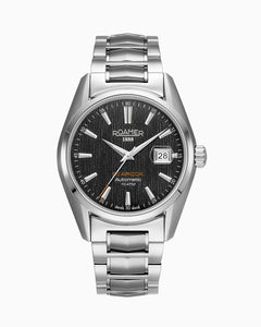 Searock Automatic 42 mm Automatic Three-Hand Date Silver Bracelet Sapphire glass Stainless Steel swiss watch