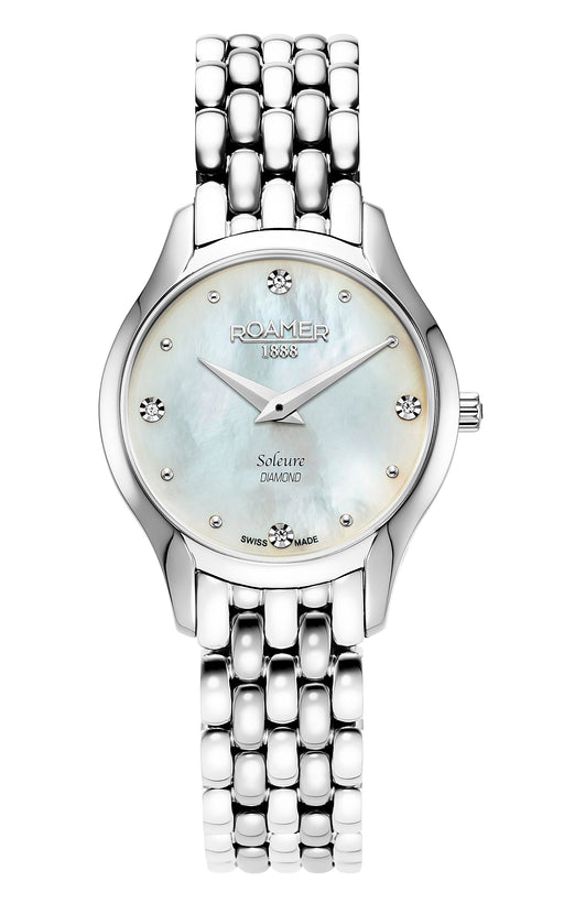 Soleure 30mm Quartz Two-Hand Silver Bracelet Sapphire glass Stainless Steel swiss watch