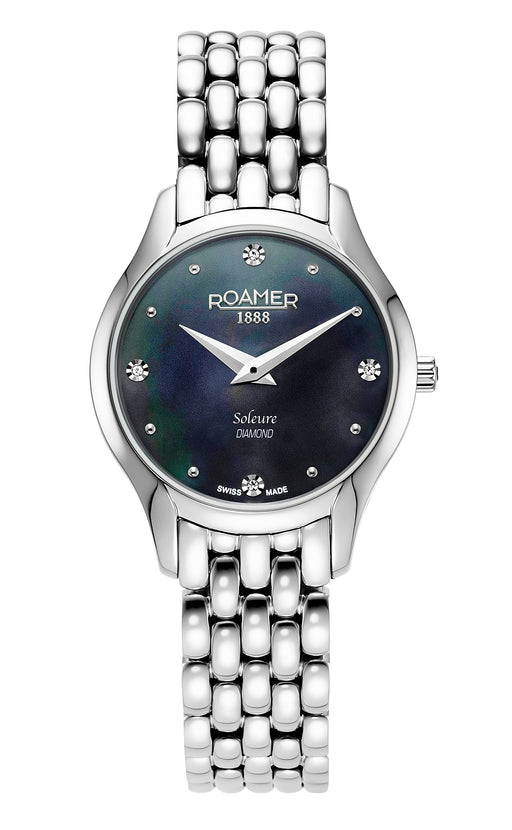 Soleure 30mm Quartz Two-Hand Silver Bracelet Sapphire glass Stainless Steel swiss watch