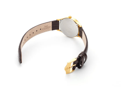 Soleure 30mm Quartz Two-Hand Brown Leather Strap Sapphire glass Stainless Steel swiss watch