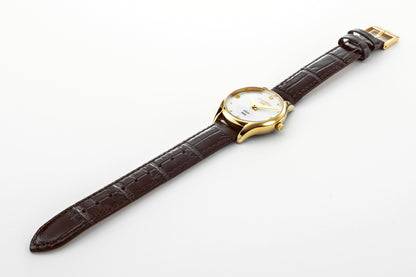 Soleure 30mm Quartz Two-Hand Brown Leather Strap Sapphire glass Stainless Steel swiss watch