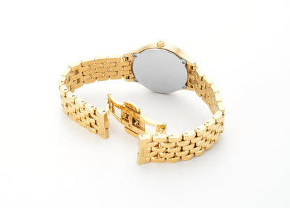 Soleure 30mm Quartz Two-Hand Gold Bracelet Sapphire glass Stainless Steel swiss watch