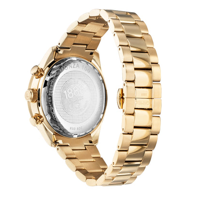Monza 100 42mm Chronograph Date Green Dial Gold Bracelet Sapphire glass Stainless Steel swiss watch