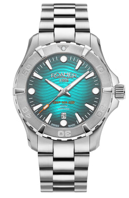 Deep Sea 200 43 mm Quartz Three-Hand Date Silver Bracelet Sapphire glass Stainless Steel swiss watch