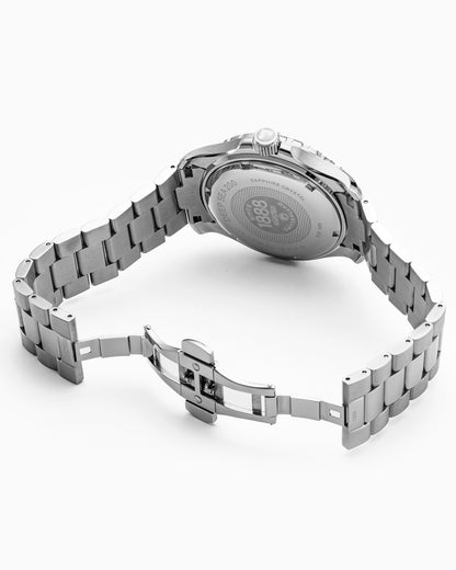 Deep Sea 200 43 mm Quartz Three-Hand Date Silver Dial Silver Bracelet Sapphire glass Stainless Steel swiss watch. Available in selected stores in POLAND.