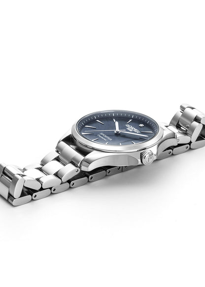 Sportiva 36mm Quartz Three-Hand Silver Bracelet Sapphire glass Stainless Steel swiss watch