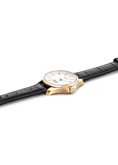 Sportiva 36mm Quartz Three-Hand Gold Bracelet Sapphire glass Stainless Steel swiss watch