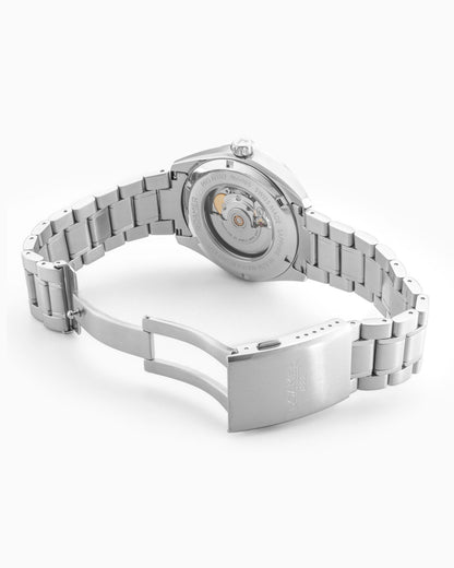 Pro Auto 42 mm Automatic Three-Hand Green Dial Silver Bracelet Sapphire glass Stainless Steel swiss watch