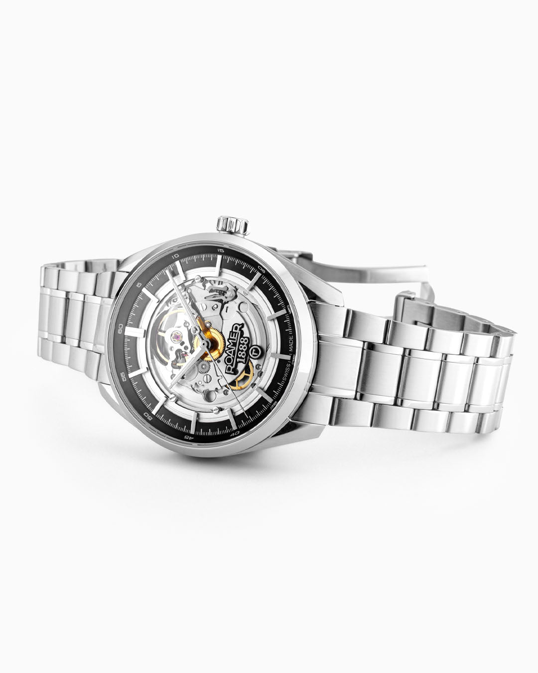 Pro Auto 42 mm Automatic Three-Hand  Black Dial Stainless Steel Bracelet Sapphire antireflection glass  Stainless Steel swiss watch