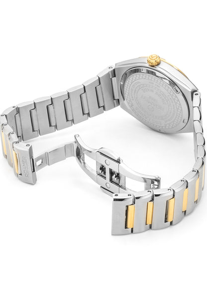 EOS Classic 34mm Quartz Three-Hand Two-Tone Bracelet Sapphire glass Stainless Steel swiss watch