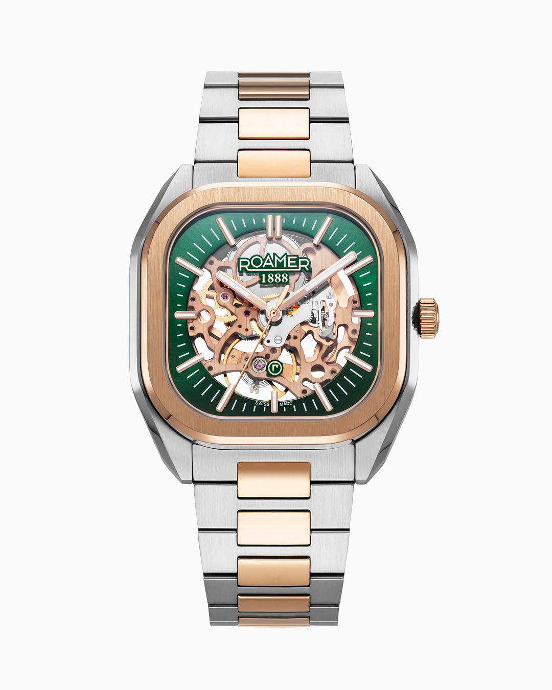 Mechano 42 mm Automatic Three-Hand Two-Tone Bracelet Sapphire antireflection glass  Stainless Steel swiss watch