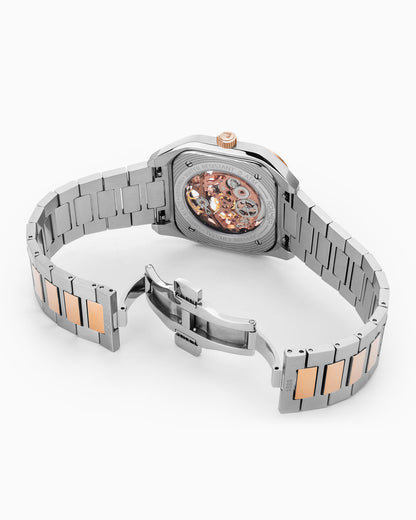 Mechano 42 mm Automatic Three-Hand Two-Tone Bracelet Sapphire antireflection glass  Stainless Steel swiss watch