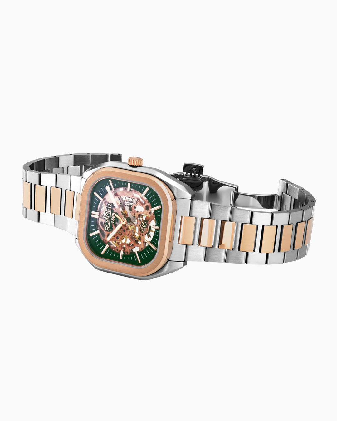 Mechano 42 mm Automatic Three-Hand Two-Tone Bracelet Sapphire antireflection glass  Stainless Steel swiss watch