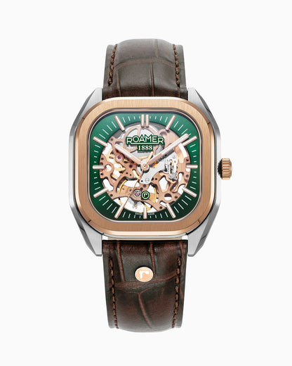 Mechano 42 mm Automatic Three-Hand Two-Tone Bracelet Sapphire antireflection glass  Stainless Steel swiss watch