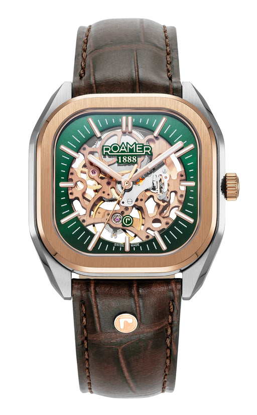 Mechano 42 mm Automatic Three-Hand Two-Tone Bracelet Sapphire antireflection glass  Stainless Steel swiss watch