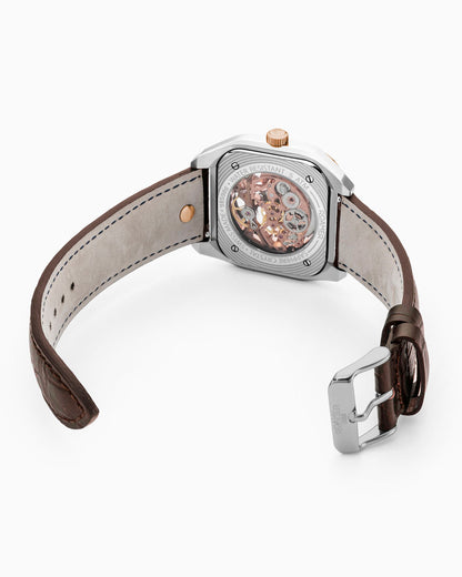 Mechano 42 mm Automatic Three-Hand Two-Tone Bracelet Sapphire antireflection glass  Stainless Steel swiss watch