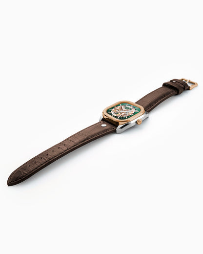 Mechano 42 mm Automatic Three-Hand Two-Tone Bracelet Sapphire antireflection glass  Stainless Steel swiss watch