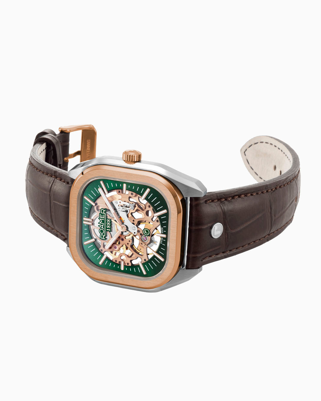 Mechano 42 mm Automatic Three-Hand Two-Tone Bracelet Sapphire antireflection glass  Stainless Steel swiss watch