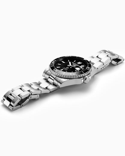 Premier 42 mm Automatic Three-Hand Date Black Sunray Dial Silver Bracelet Sapphire glass Stainless Steel swiss watch