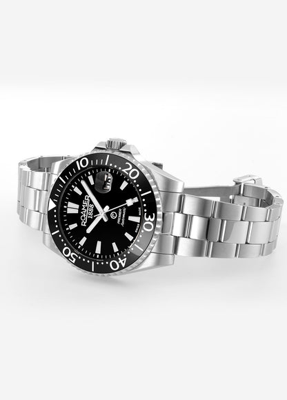 Premier 42 mm Automatic Three-Hand Date Black Sunray Dial Silver Bracelet Sapphire glass Stainless Steel swiss watch