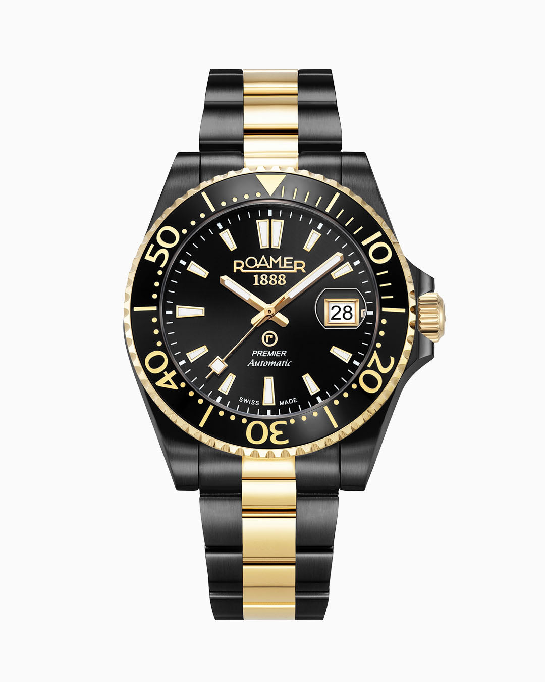 Premier 42 mm Automatic Three-Hand Date Two-tone Bracelet Sapphire glass Stainless Steel swiss watch