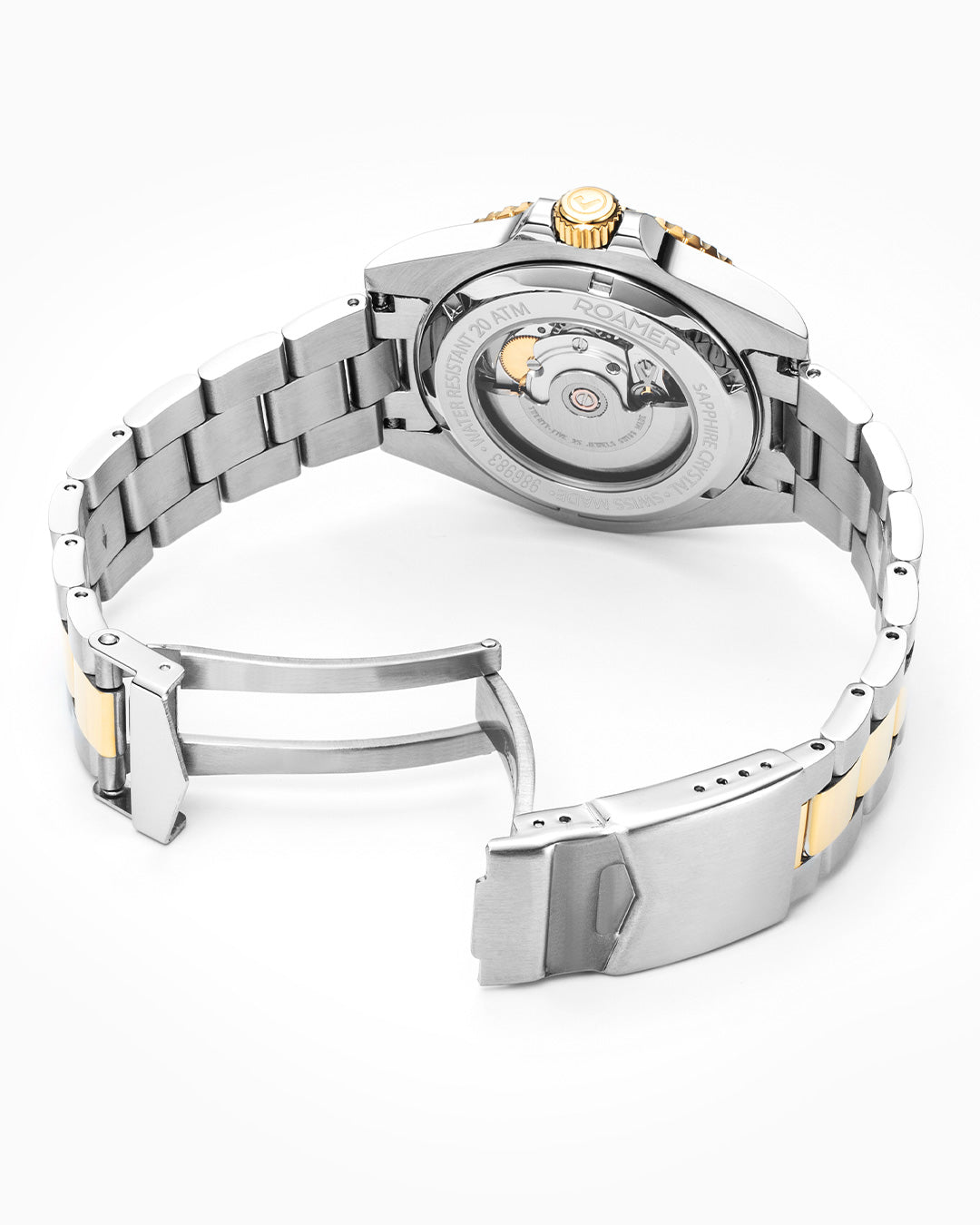 Premier 42 mm Mechanical Three Hand Date Blue Dial Two-tone Bracelet Sapphire glass Stainless Steel swiss watch