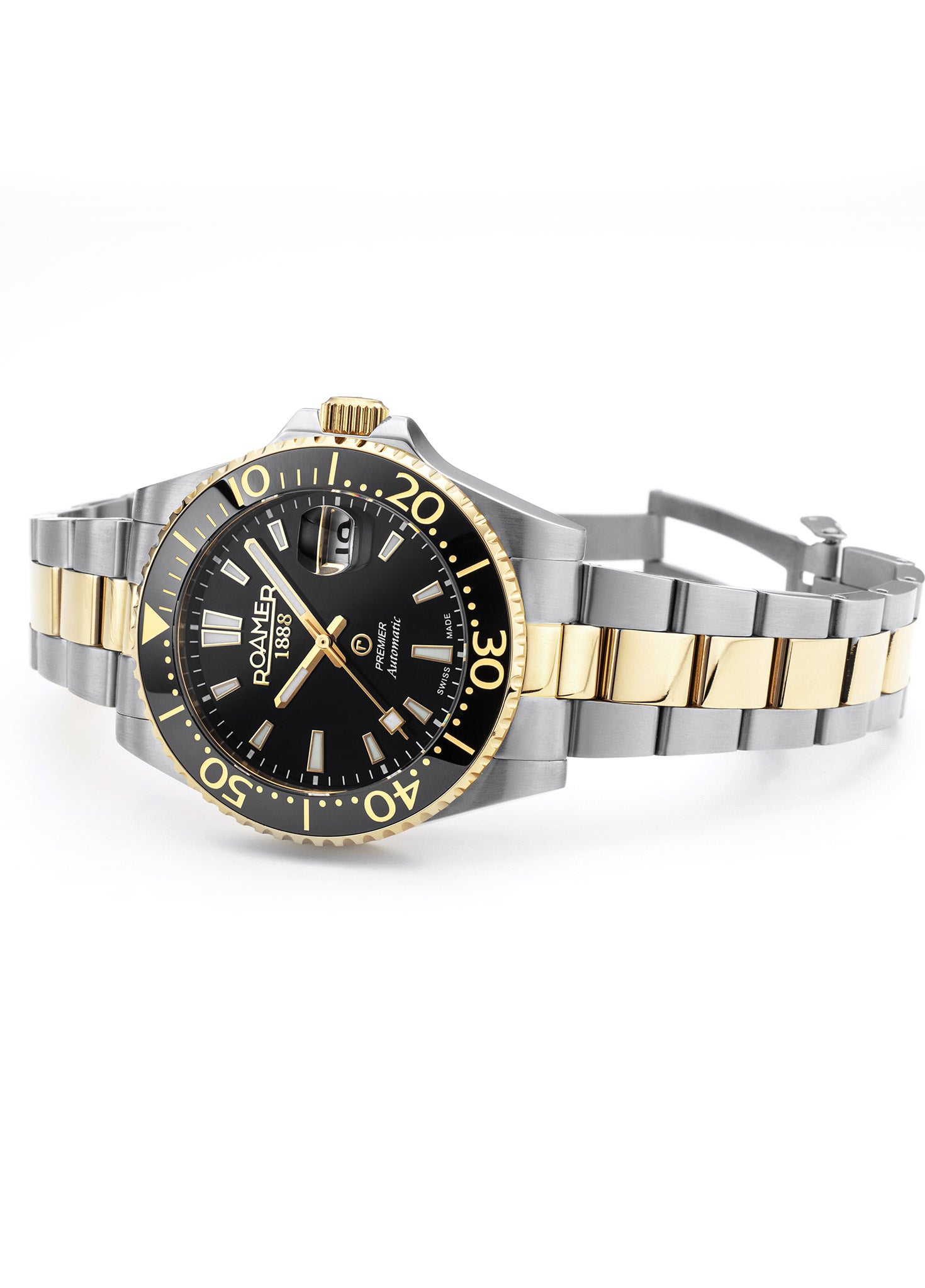 Premier 42 mm Automatic Three-Hand Date Two-Tone Bracelet Sapphire glass Stainless Steel swiss watch