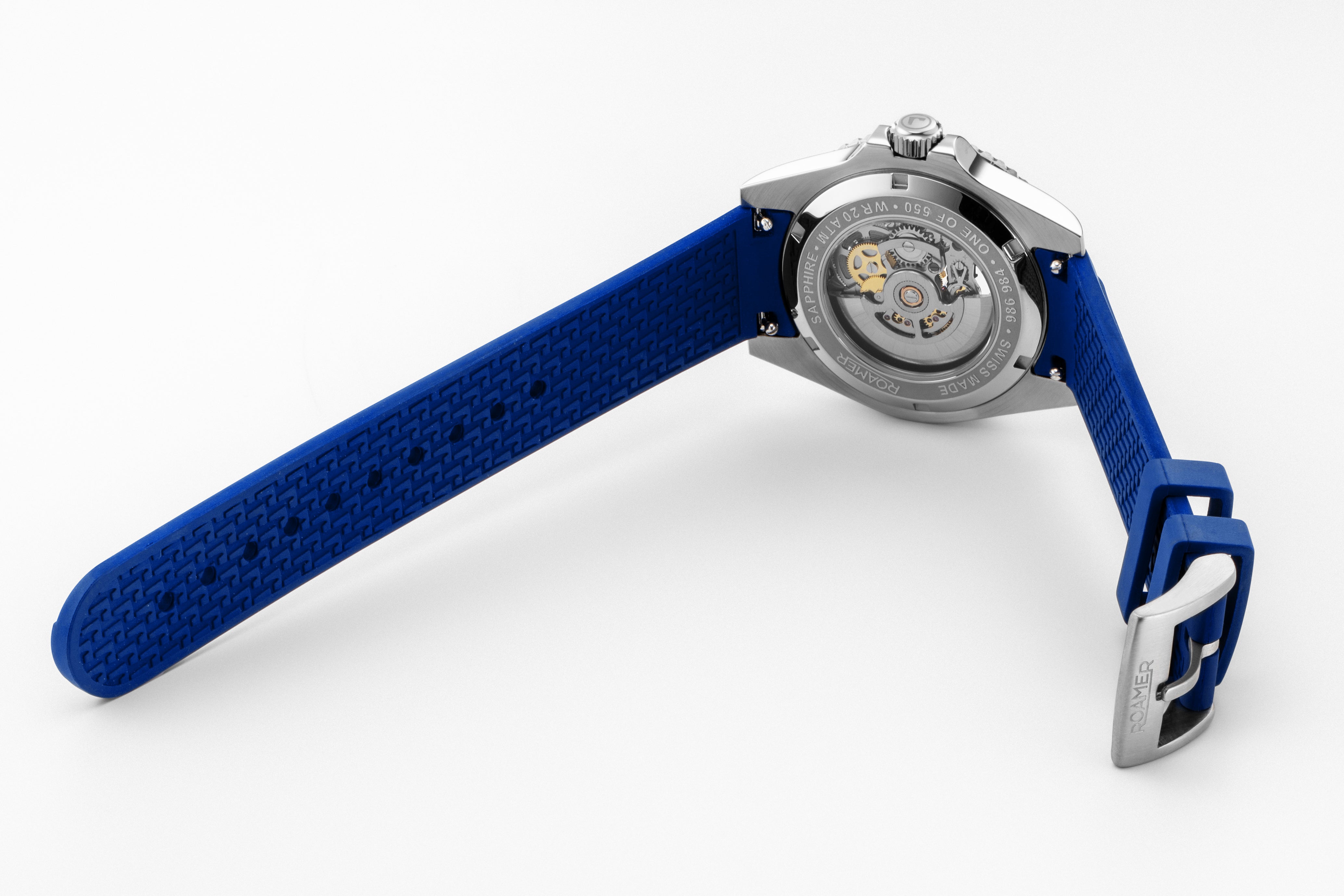 Premier Skeleton 42 mm Automatic Three-Hand Blue Dial Silver Bracelet Sapphire glass Stainless Steel swiss watch