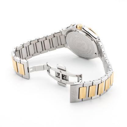 Spirit of Time 42x45mm Three-Hand Blue Dial Gold-Silver Tone Bracelet Sapphire glass Stainless Steel swiss watch