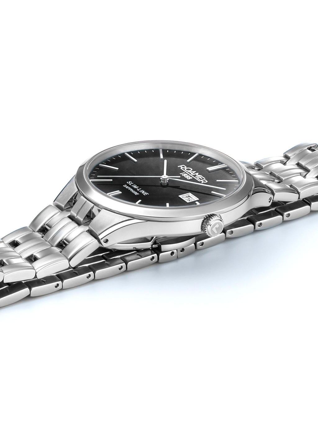 Slim Line Classic BLACK 40 40.0 mm SS 121 Roamer of Switzerland