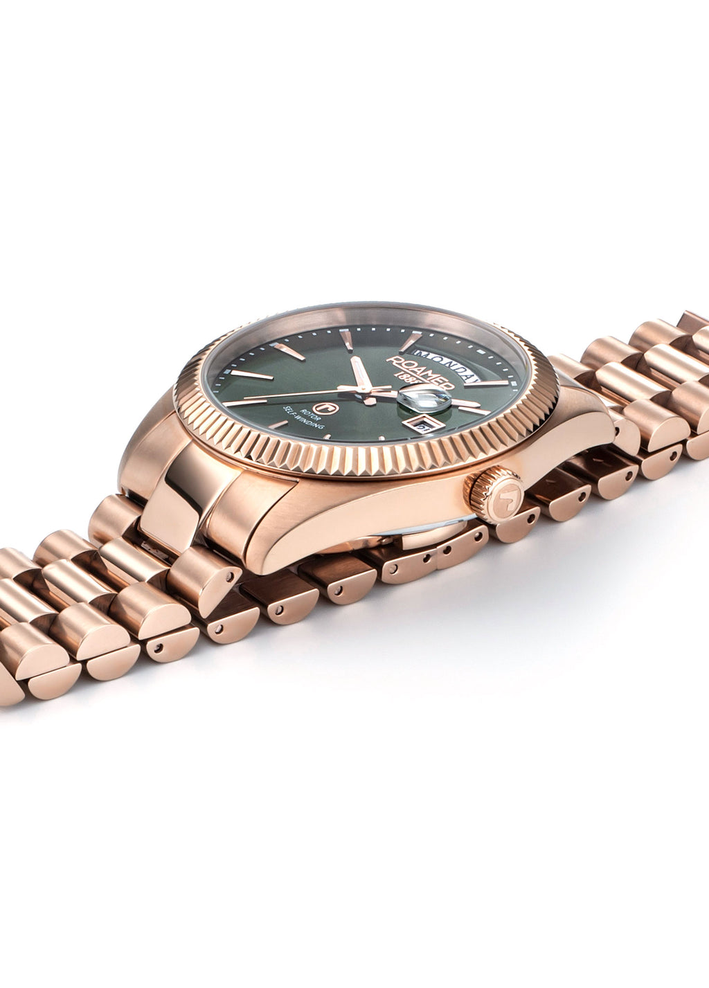 Primeline Daydate GREEN 42 42.0 mm SS 85 Roamer of Switzerland